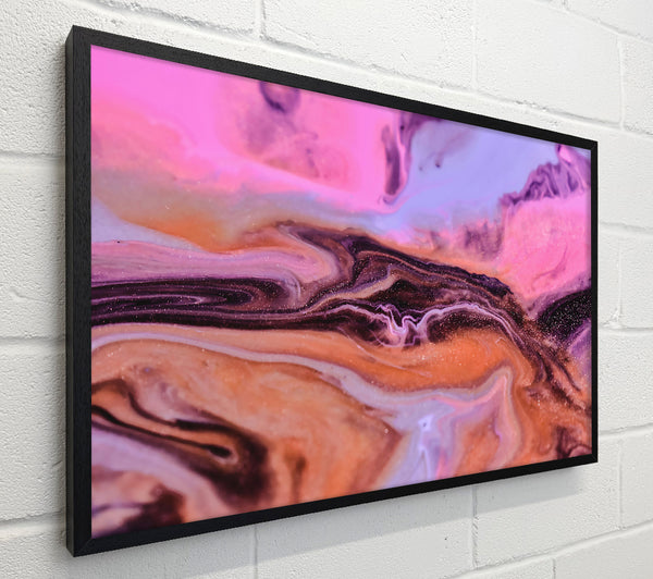 Pink And Peach Swirl