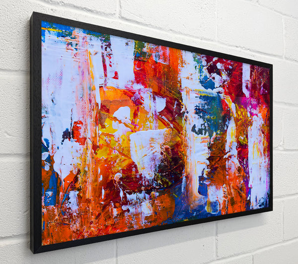 White Strokes Of Color