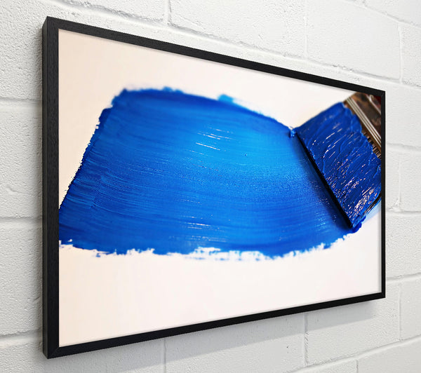 Cobalt Blue Strokes