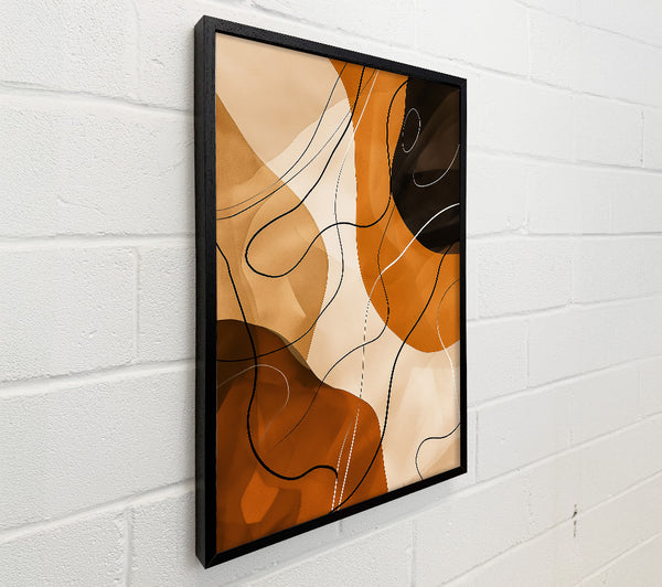 Burnt Orange Abstractions