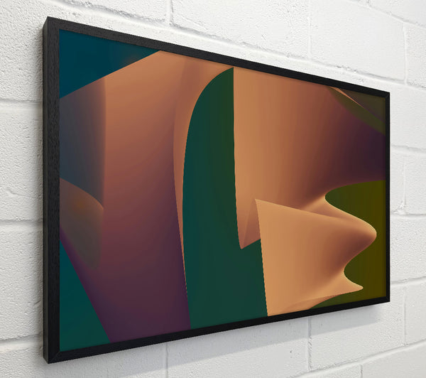 Copper Abstract Flow