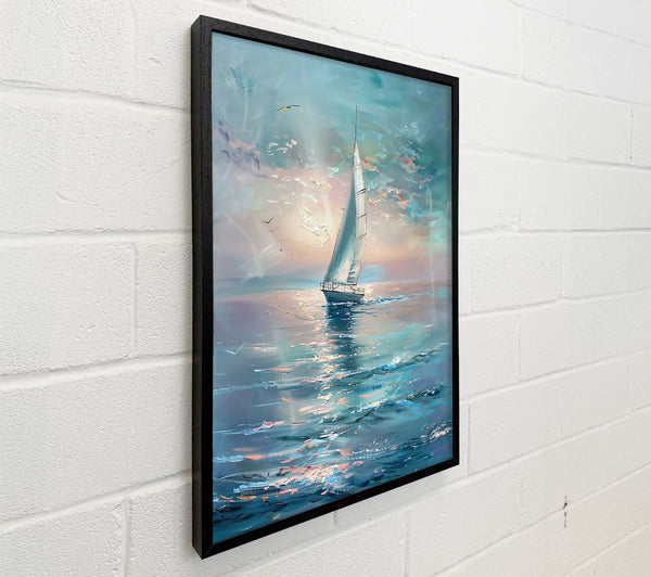 Azure Sailboat Dreams