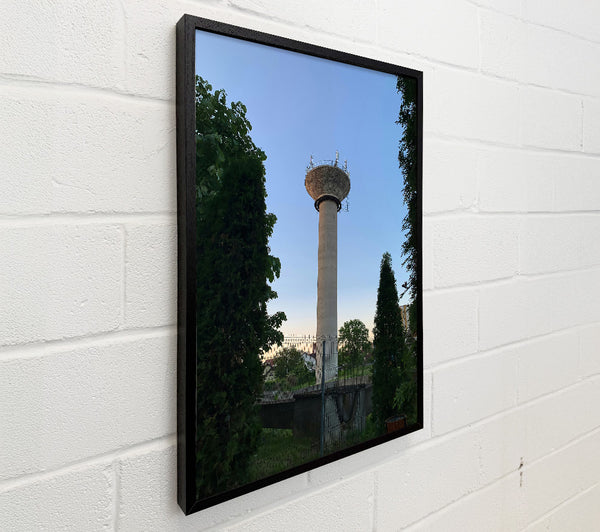 Grey Tower In Twilight