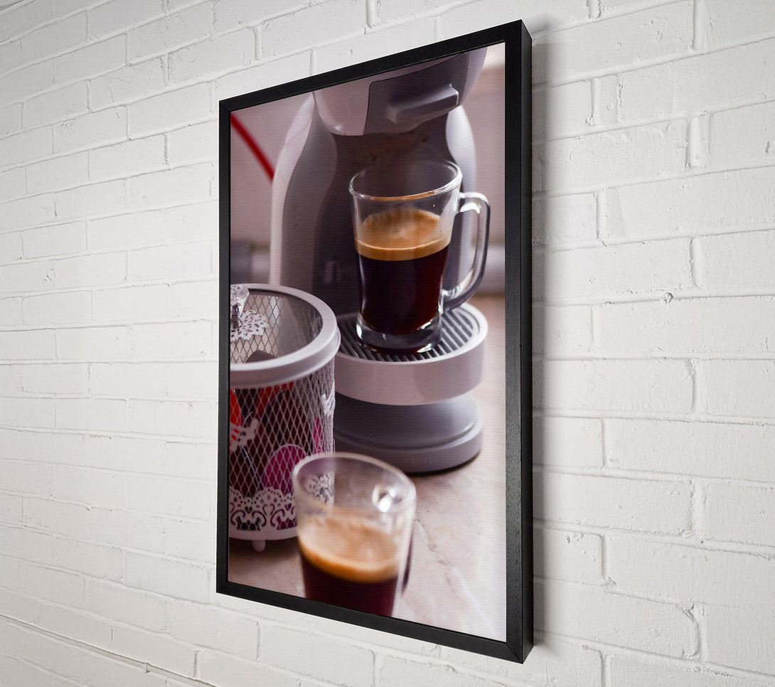  A Canvas Print of Brown Coffee Ritual Canvas Art