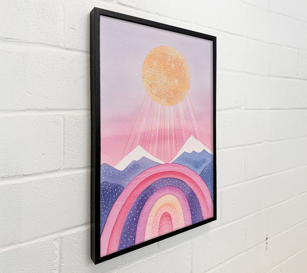 Pink Mountains Sunrise