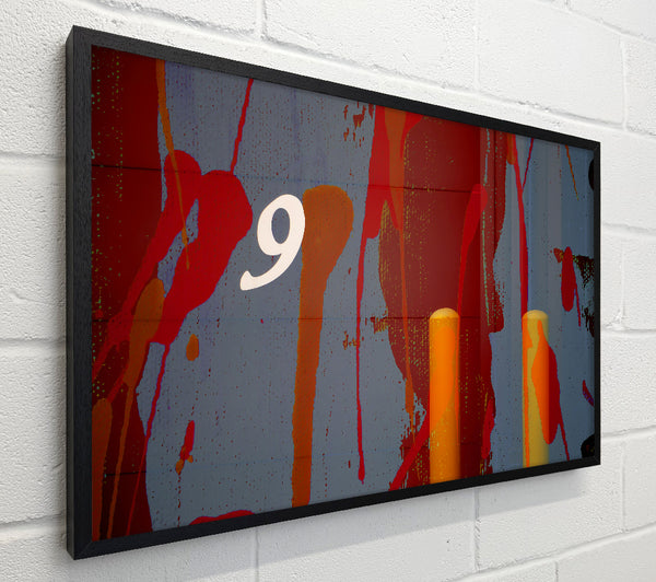 Orange And Red Drips