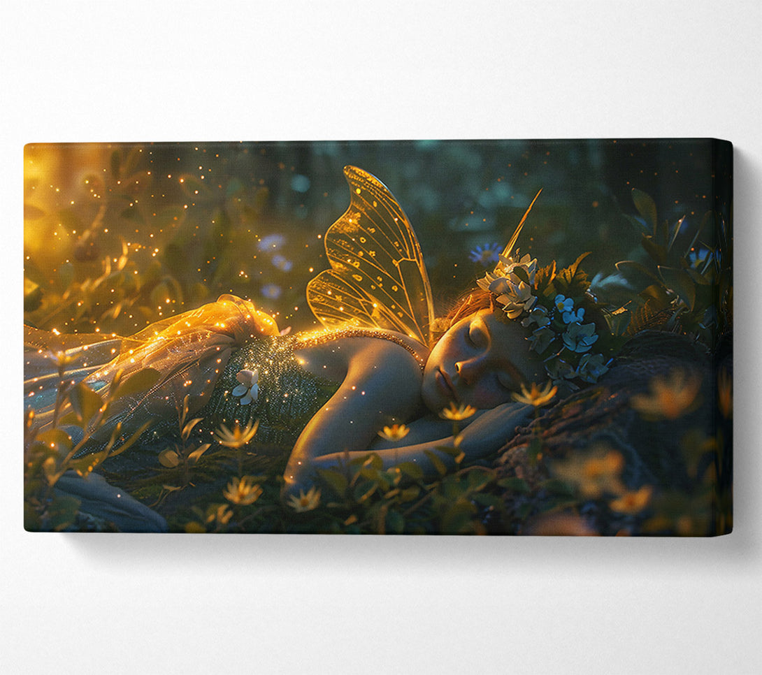  A Canvas Print of Golden Dreamslumber Canvas Print