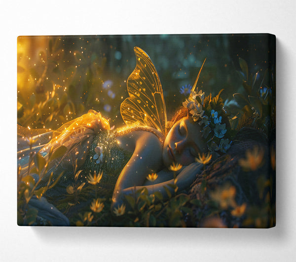  A Canvas Print of Golden Dreamslumber Canvas Print