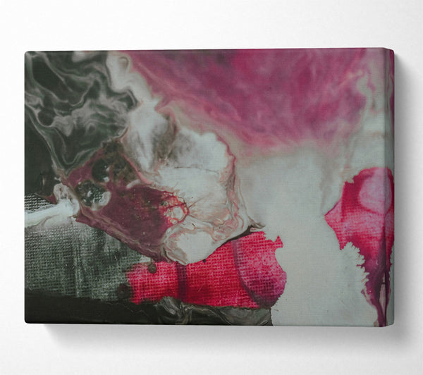  A Canvas Print of Crimson Flowing Hues Canvas Print