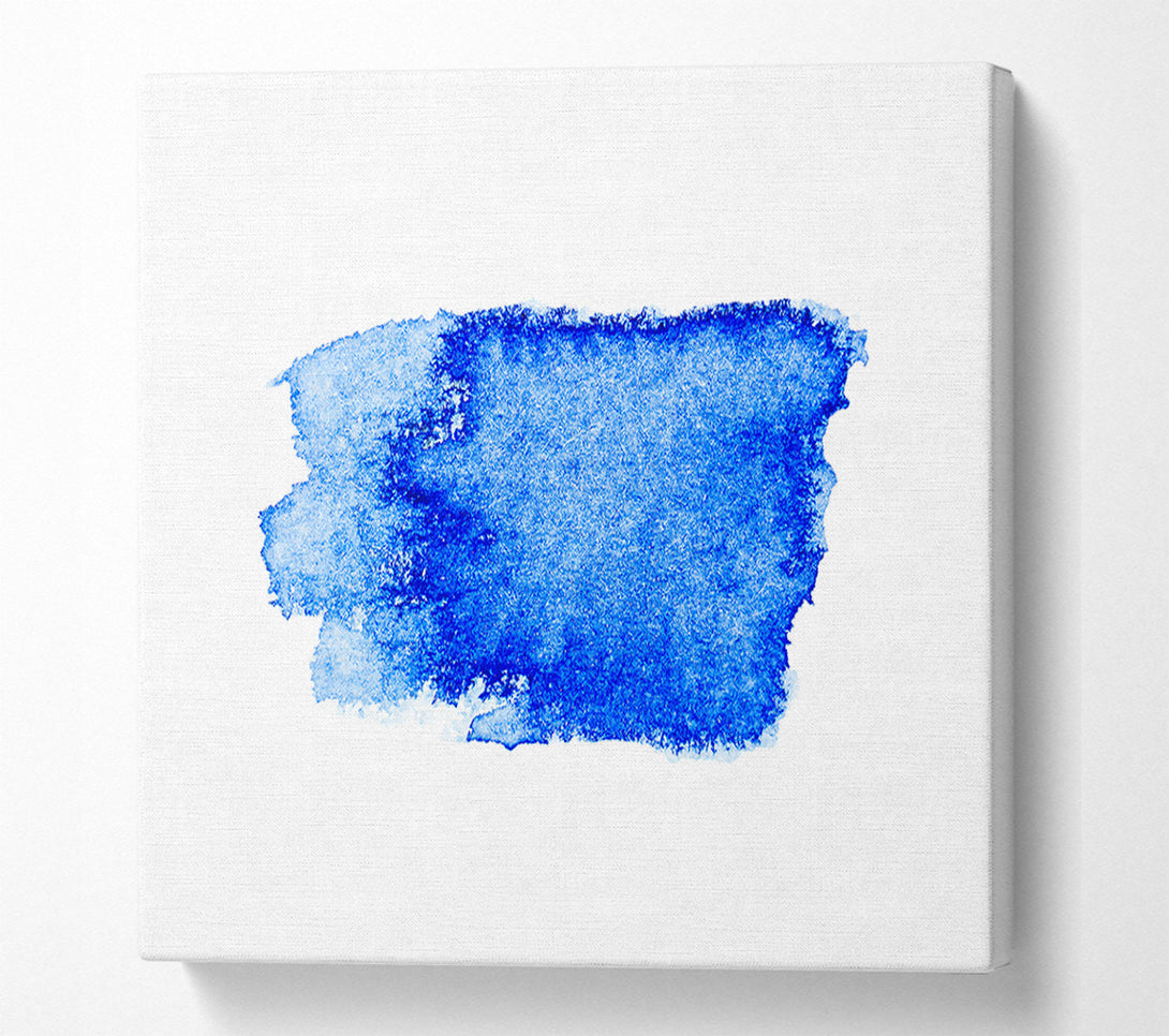  A Canvas Print of Azure Watermark Abstract Canvas Art