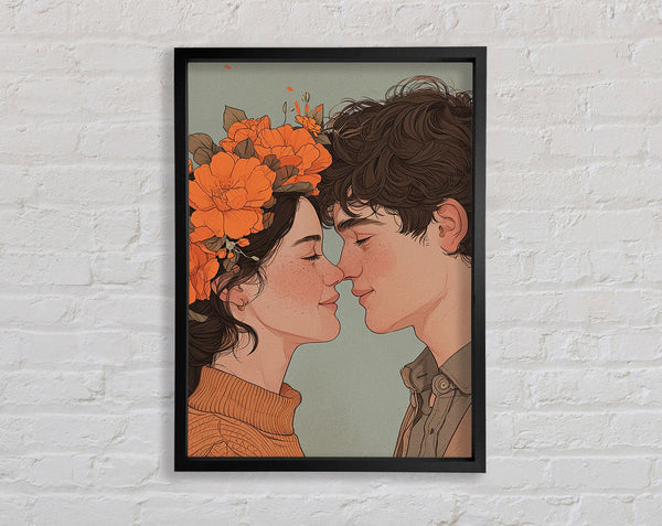 Young Love Framed Print