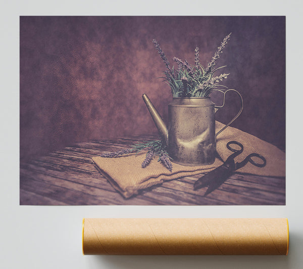 Purple Lavender Still Life Giclee Print