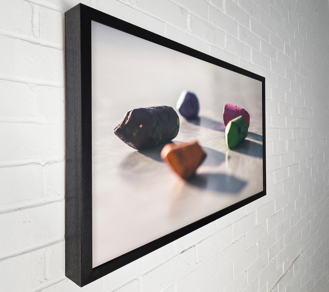  A Canvas Print of The Green Chalk Stick. Canvas Art