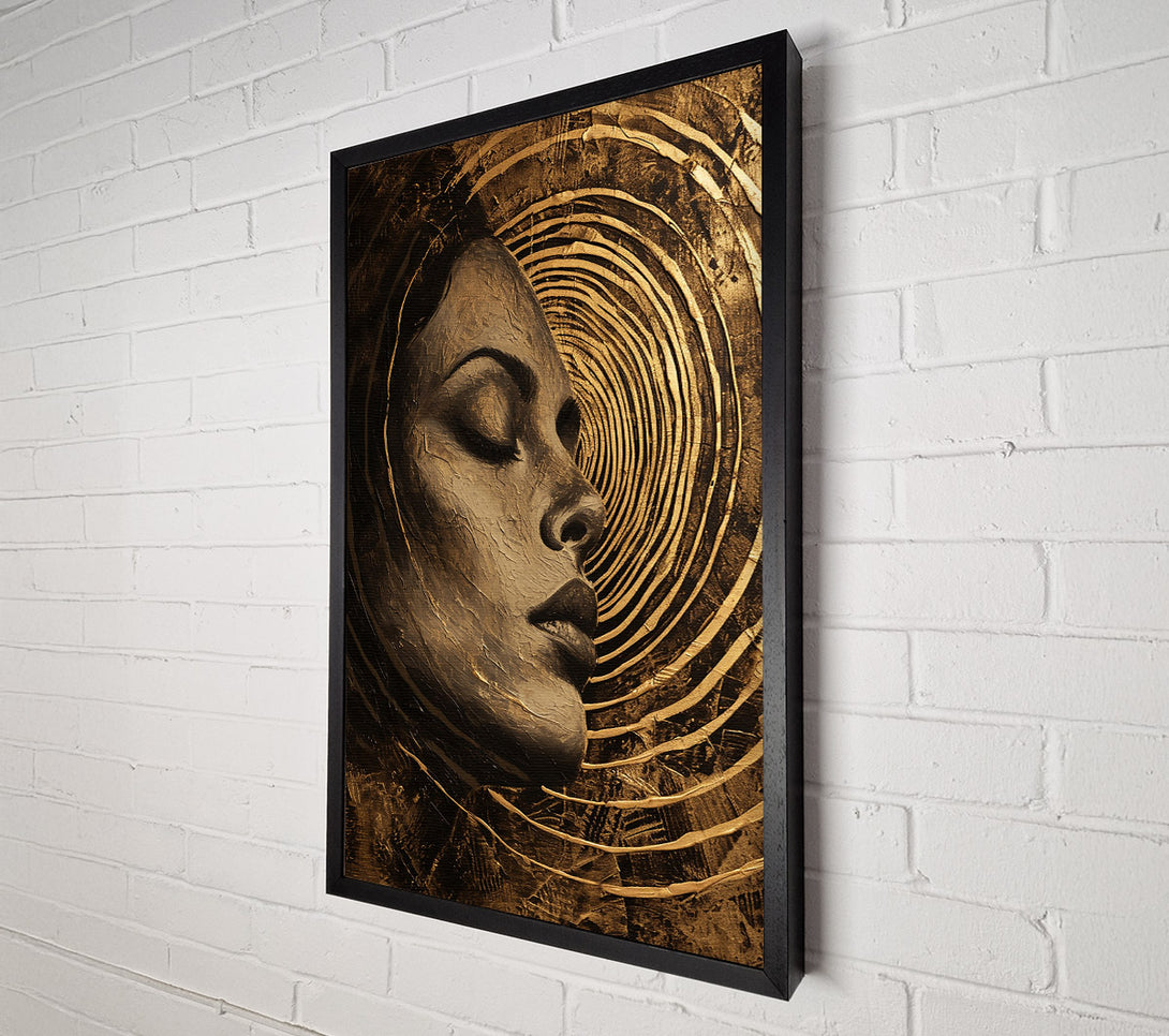  A Canvas Print of Golden Spiral Dreams Canvas Art