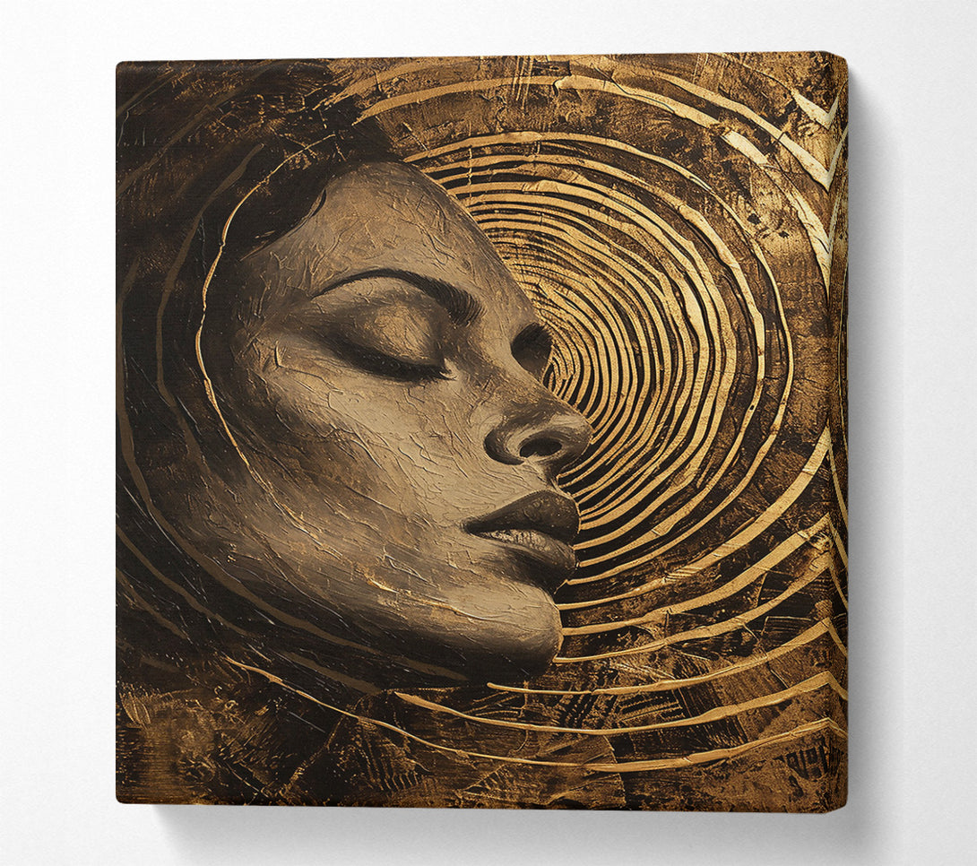  A Canvas Print of Golden Spiral Dreams Canvas Art