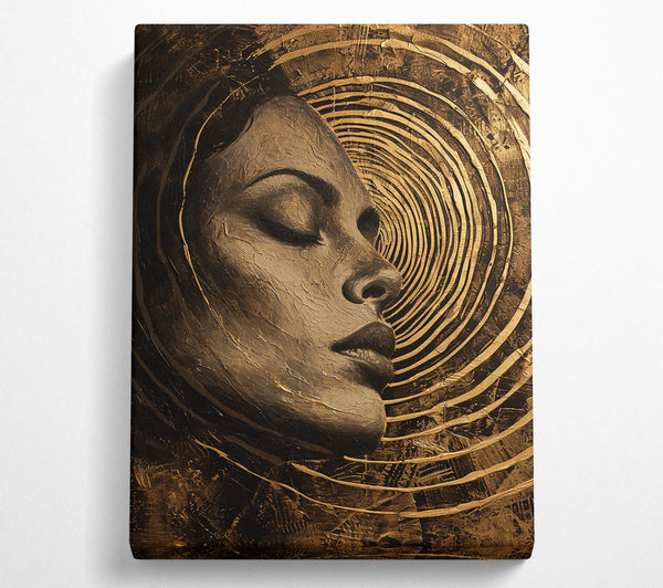  A Canvas Print of Golden Spiral Dreams Canvas Art