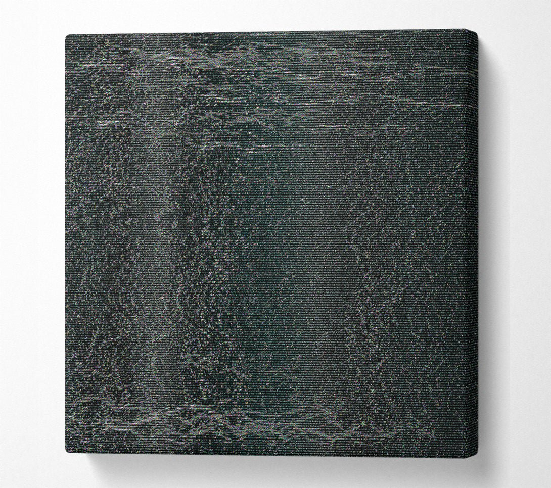  A Canvas Print of Black Static Noise Canvas Art