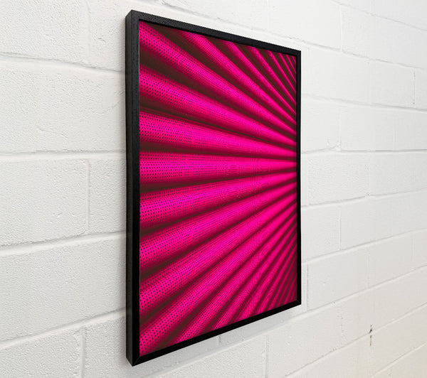 Fuchsia Perforated Lines