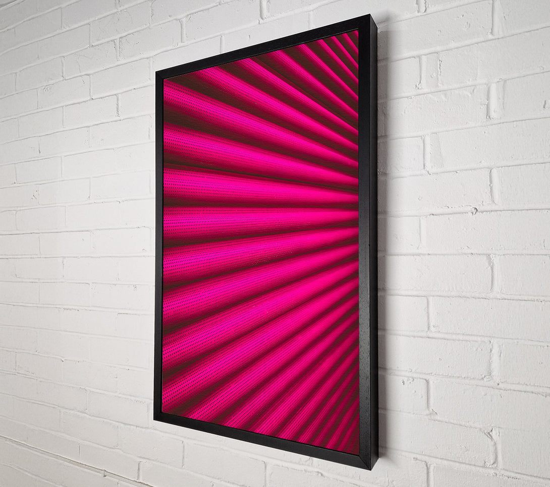  A Canvas Print of Fuchsia Perforated Lines Canvas Print
