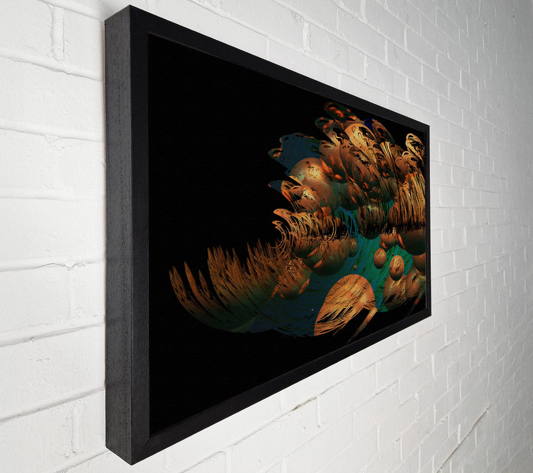  A Canvas Print of Copper And Teal Dreams Canvas Art