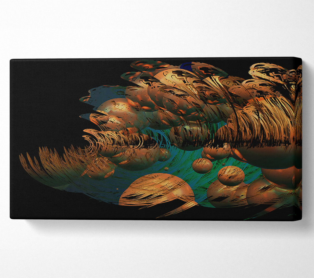  A Canvas Print of Copper And Teal Dreams Canvas Art