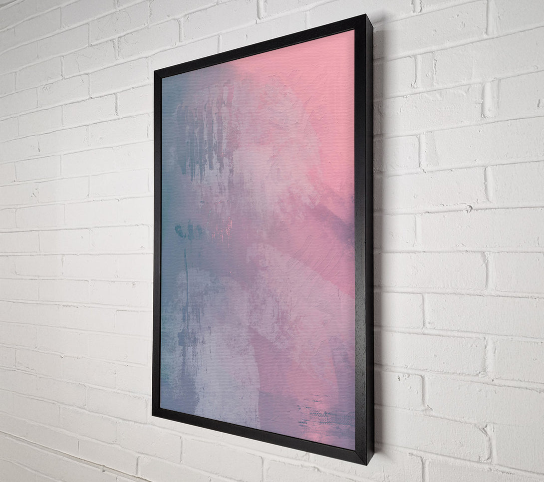  A Canvas Print of Lavender Brushstrokes Dream Canvas Wall Art