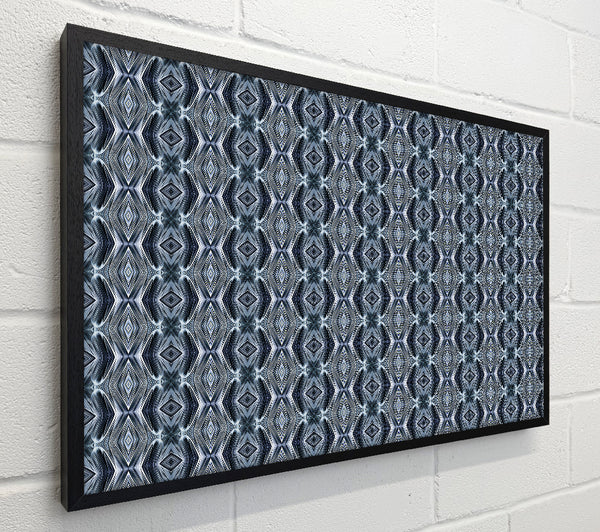 Silver Geometric Mosaic