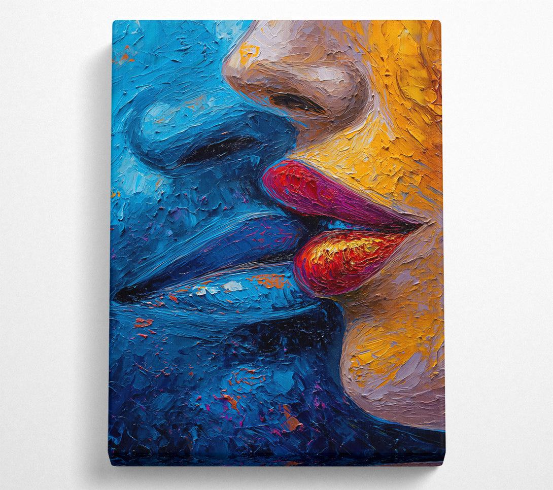  A Canvas Print of Azure Embrace Canvas Print