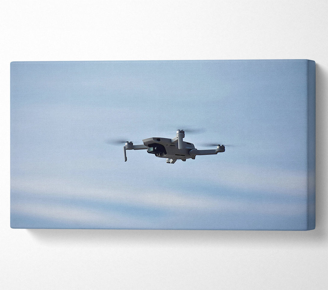  A Canvas Print of Blue Sky Drone Canvas Print