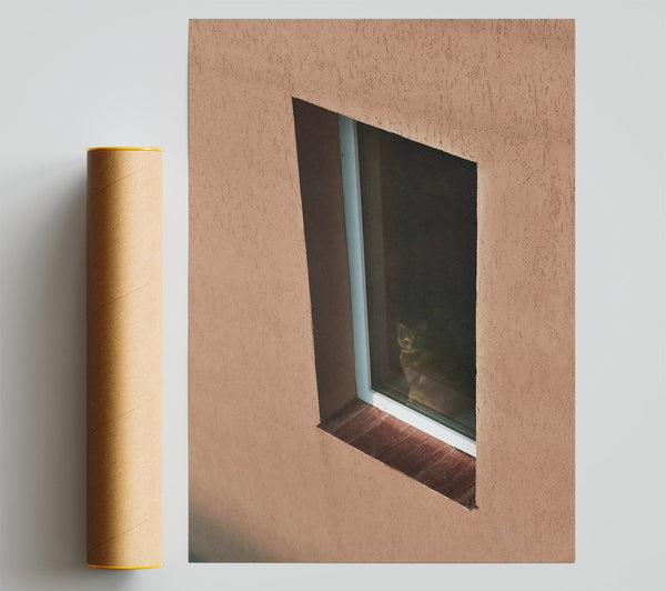 Golden Eye In Tan Giclee Print