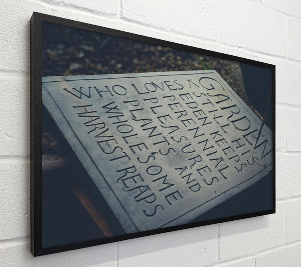 Grey Stone Garden Verse