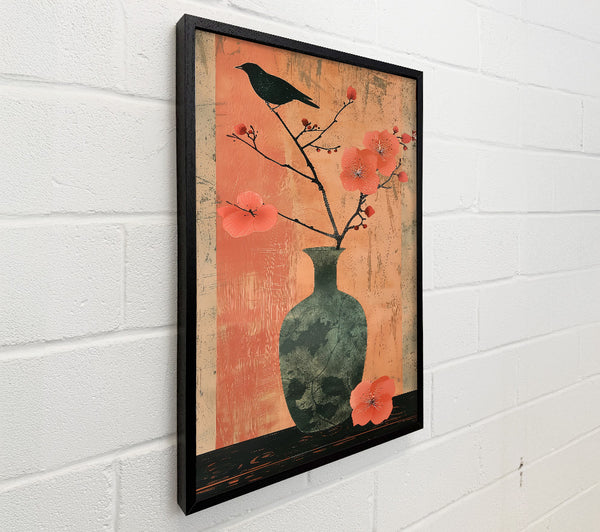 Coral Bloom Still Life