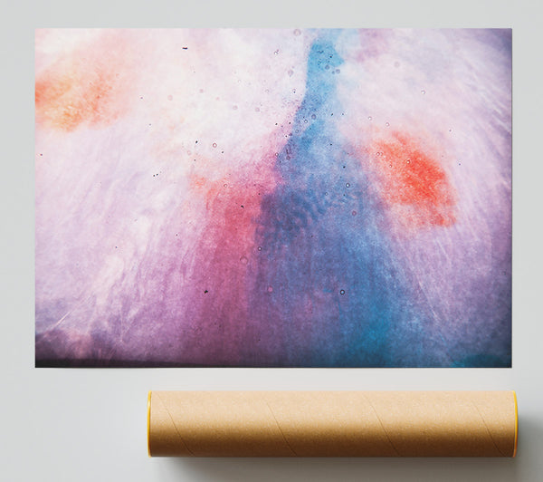 Lavender Cosmic Bloom Print