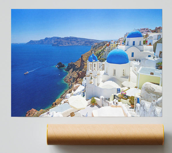 A Lovely View Of Greece Giclee Print