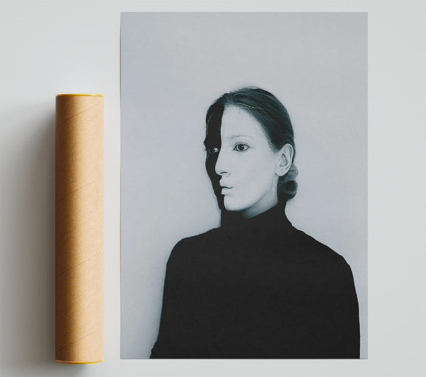 Black And White Portrait Poster