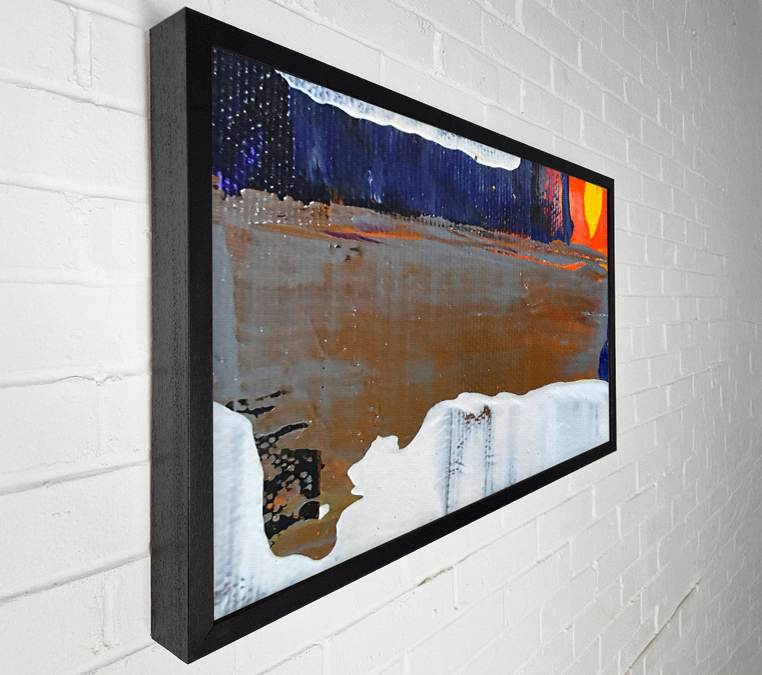  A Canvas Print of White On Brown Hues Canvas Art