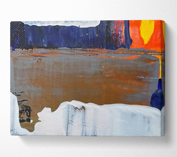  A Canvas Print of White On Brown Hues Canvas Art