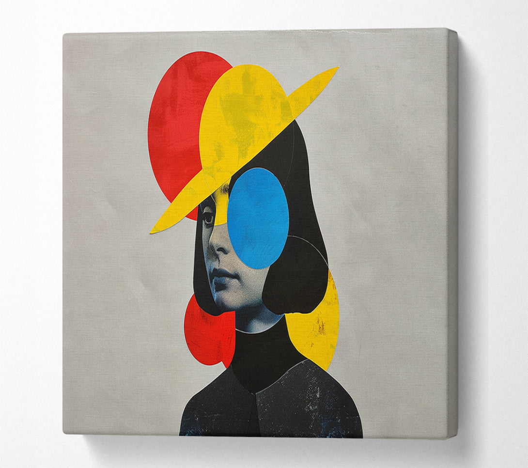  A Canvas Print of A Woman Minimalist Canvas Art