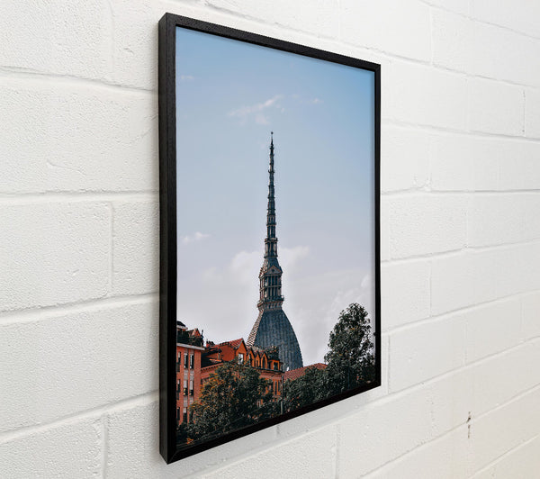 Grey Spire In The City