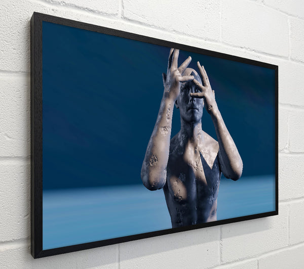 Blue Stone Figure