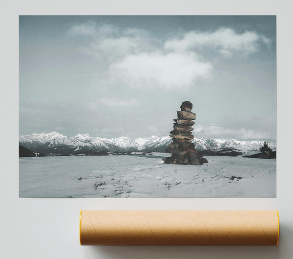 White Mountain Cairn Print