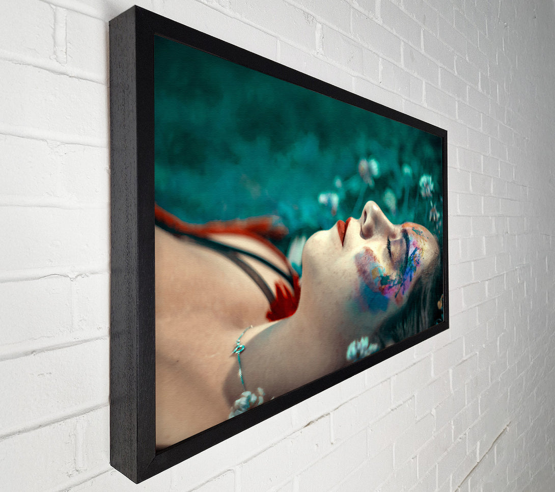  A Canvas Print of Teal Dreamscape Canvas Wall Art
