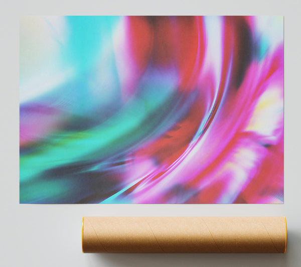 Fuchsia Flowing Dreams Giclee Print