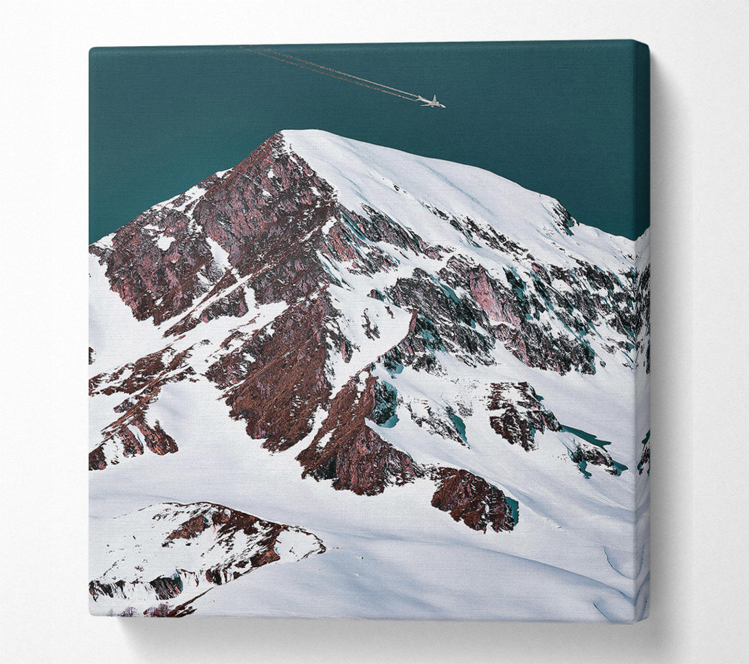  A Canvas Print of Crimson Mountain Flight Canvas Art