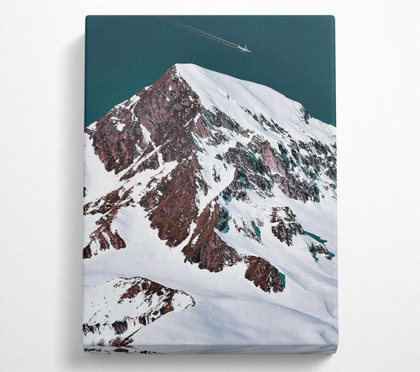  A Canvas Print of Crimson Mountain Flight Canvas Art