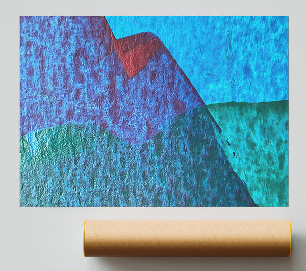 Blue Mountain Landscape Print