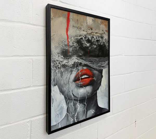 Crimson Waves Of Emotion