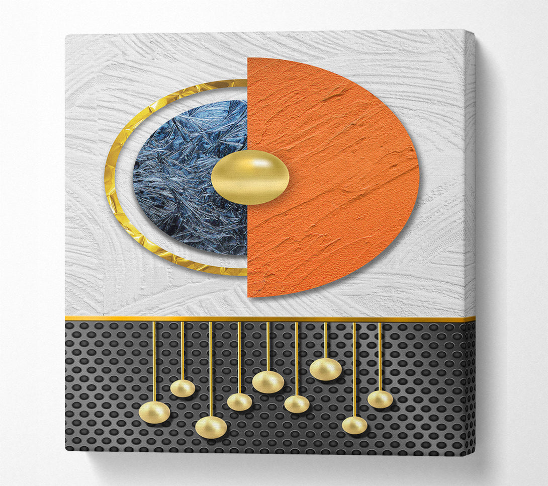  A Canvas Print of Abstract Circle Canvas Wall Art