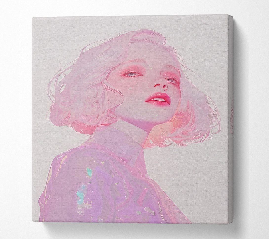  A Canvas Print of Pink Dream Glow Canvas Art