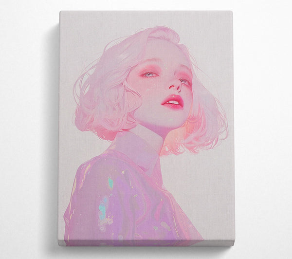  A Canvas Print of Pink Dream Glow Canvas Art